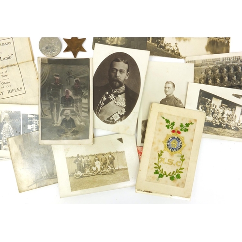 370 - British military interest World War II medals comprising the France and Germany star with original b... 