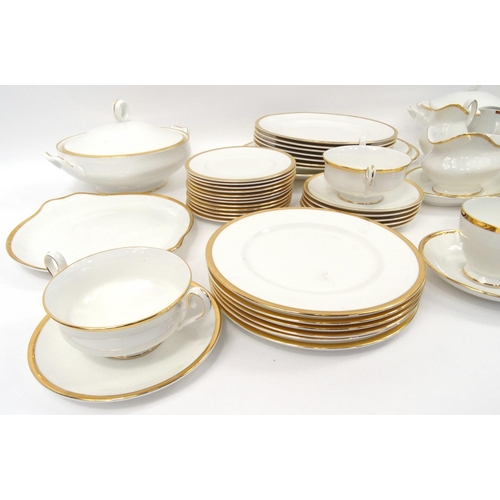 250 - Royal Albert white and gold dinner/tea service