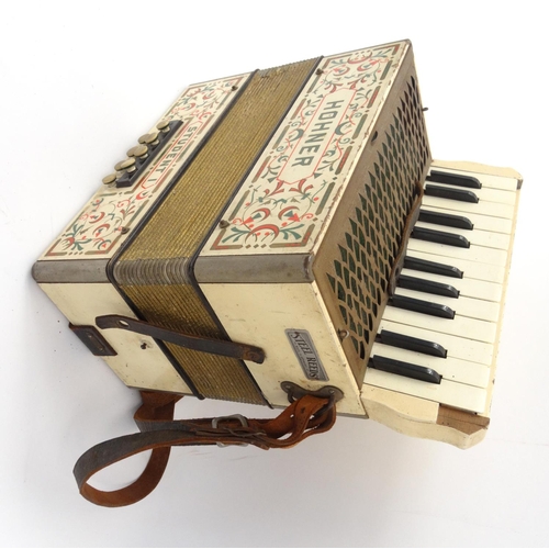 317 - Hohner Student I accordion, 29cm long