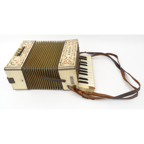 317 - Hohner Student I accordion, 29cm long