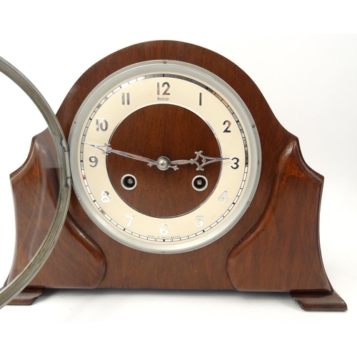 273 - Two Art Deco striking mantel clocks