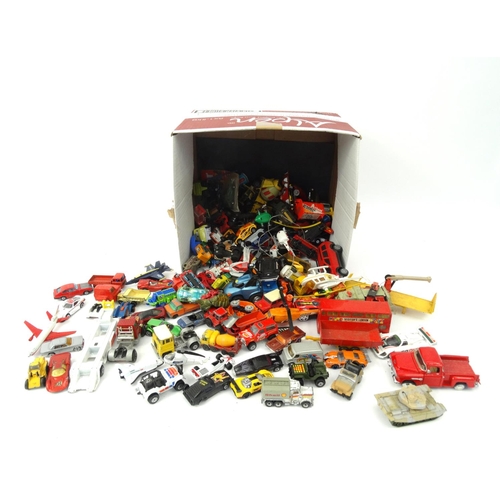 306 - Large selection of mostly die cast vehicles mostly Matchbox examples