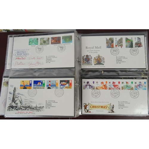 584 - Extensive collection of first day covers and stamp wallets, housed in two suitcases