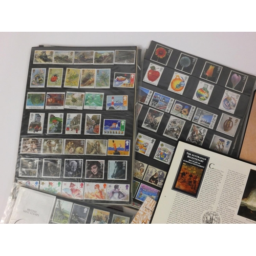 592 - Small selection of Commonwealth stamps and First day covers including a Royal Mail 1988 Special stam... 