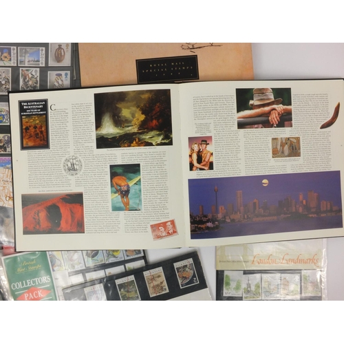 592 - Small selection of Commonwealth stamps and First day covers including a Royal Mail 1988 Special stam... 