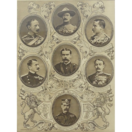 341 - Set of three R.Caton-Woodville military prints, each mounted and framed, 33cm x 26cm excluding mount... 