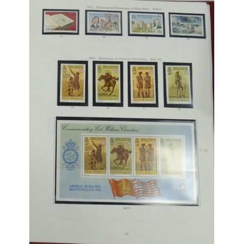 586 - Extensive collection of British and World stamps, arranged in albums, Two Stanley Gibbons empty stoc... 