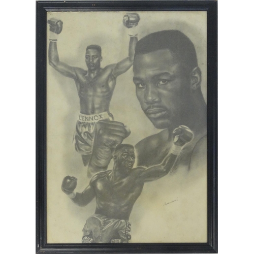 343 - Six Stephen Chamis boxing prints