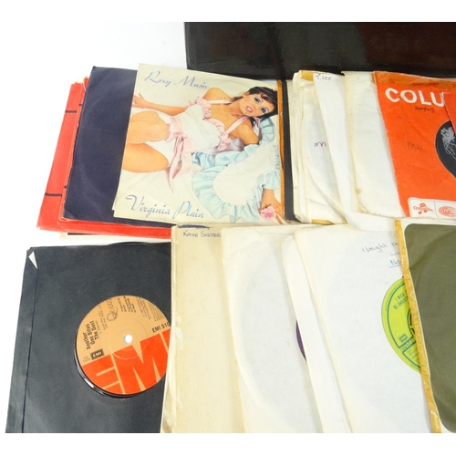 430 - Box of 45RPM records, including T.Rex and Slade