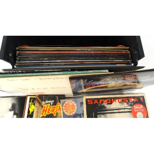 423 - Case of mostly punk and rock LP records