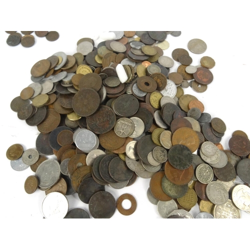 418 - Large selection of world coins