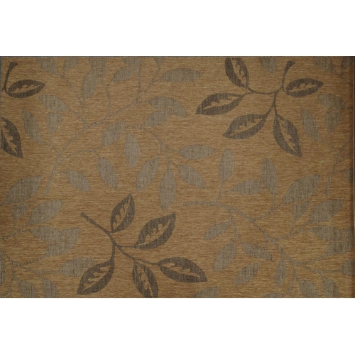 2044 - Contemporary brown ground floral rug, 200cm x 290cm