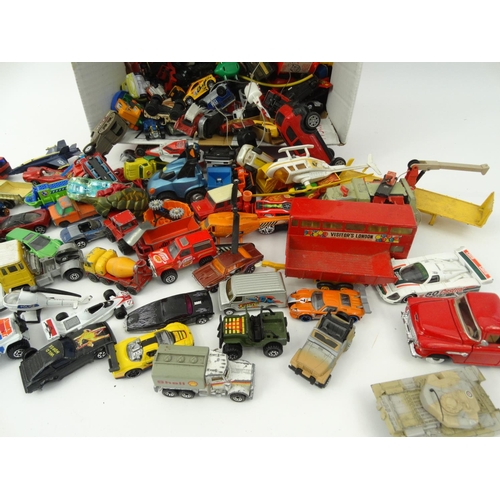 306 - Large selection of mostly die cast vehicles mostly Matchbox examples