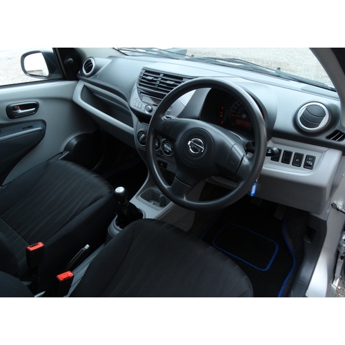 2002 - 2009 Nissan Pixo puredrive five door hatchback, 996cc, 18500 miles, one owner from new, MOT expires ... 