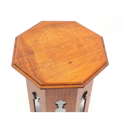 73A - Octagonal Middle Eastern prayer table 45cm x 39cm diameter