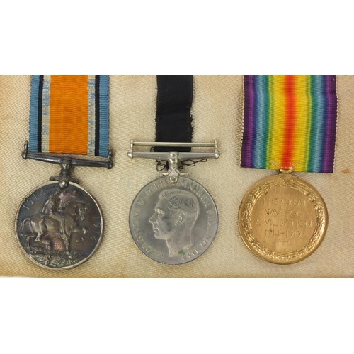 364 - Group of British military interest medals comprising Victory and War medals awarded to 4269 PTE.H.F.... 