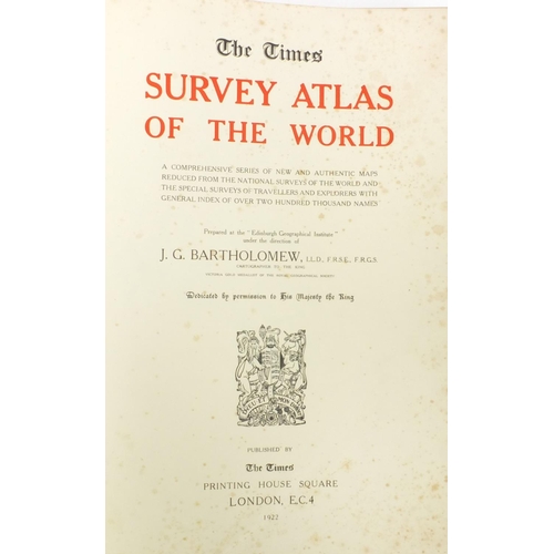 240 - The Times Atlas and Gazetteer of the world, Selfridge edition - Hardback book, published by The Time... 