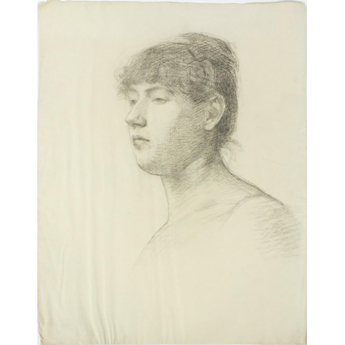 1030 - Herbert Dalziel - Studio collection of seventeen Pre-Raphaelite drawings of nude figures, including ... 