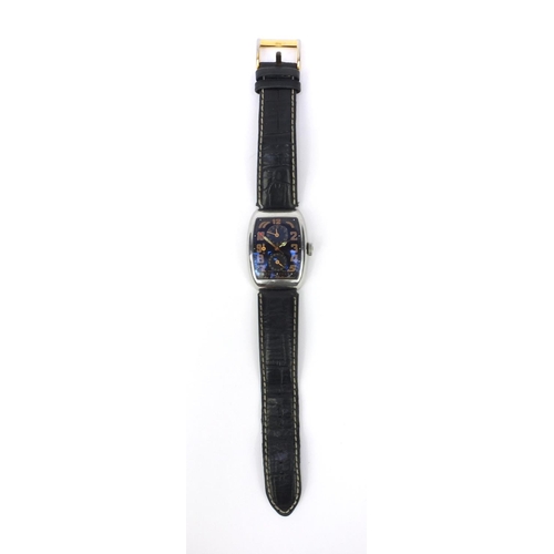 898 - Boxed Dubey & Schaldenbrand aerodyn duo gentleman's wristwatch, 4.5cm x 3.5cm