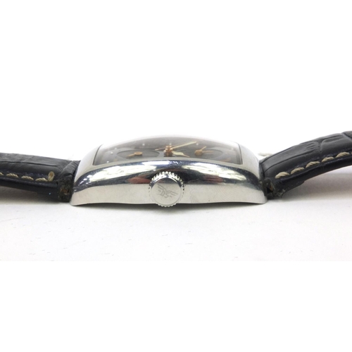 898 - Boxed Dubey & Schaldenbrand aerodyn duo gentleman's wristwatch, 4.5cm x 3.5cm
