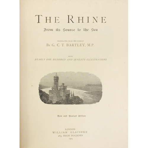 239 - The Rhine from its source to the sea - Hardback book with nearly one hundred and seventy illustratio... 