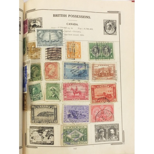233 - Two albums of World stamps including China, United States of America and the Middle east examples