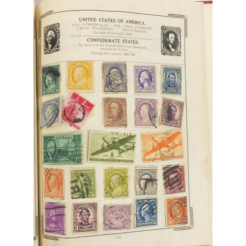 233 - Two albums of World stamps including China, United States of America and the Middle east examples