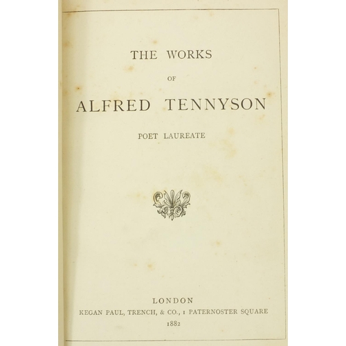 237 - Helen Haywood - Hand painted fore-edge hardback book - The works of Alfred Tennyson, published by Ke... 