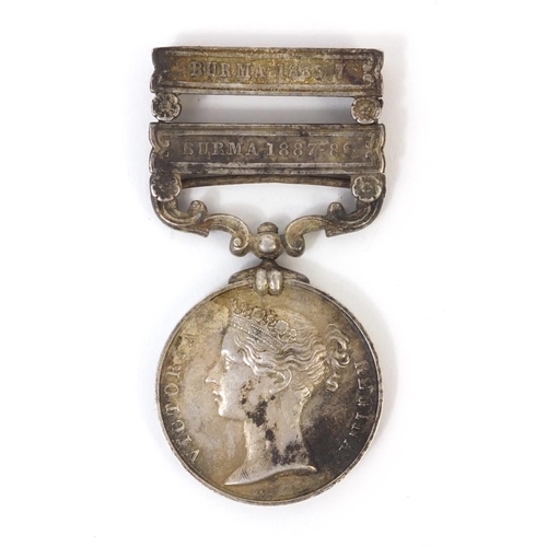 362 - British Military interest Victorian Indian general service medal awarded to SURGN E.R.W.C.CARROLL LM... 