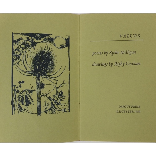 228 - Group of Spike Milligan ephemera comprising silly verse for kids, published by Dobson books Ltd. 195... 