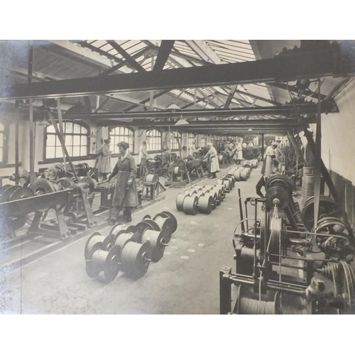 253 - Siemen brothers & Co Ltd. photograph album of the factory and workers together with a Siemens Brothe... 
