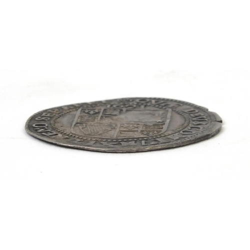 283 - James I 1621 silver six pence, approximate weight 2.8g, approximate diameter 2.6cm