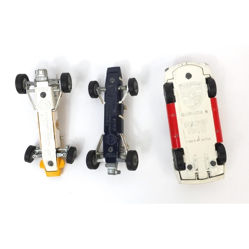 424 - Three boxed Corgi toys comprising Cooper Maserati F/1 156, Cooper Maserati F/1  159 and Porche Carre... 