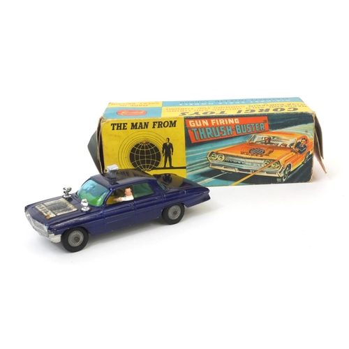 423 - Boxed Corgi The Man From Uncle gun firing thrush-buster