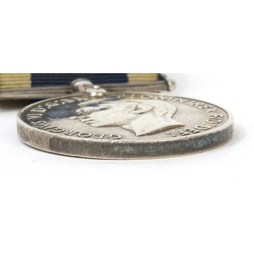 369 - Military interest World War II medal group awarded to FX886801.H.V.SIMMONS.C.A.CA.H.1.?.H.M.S.GANNET... 