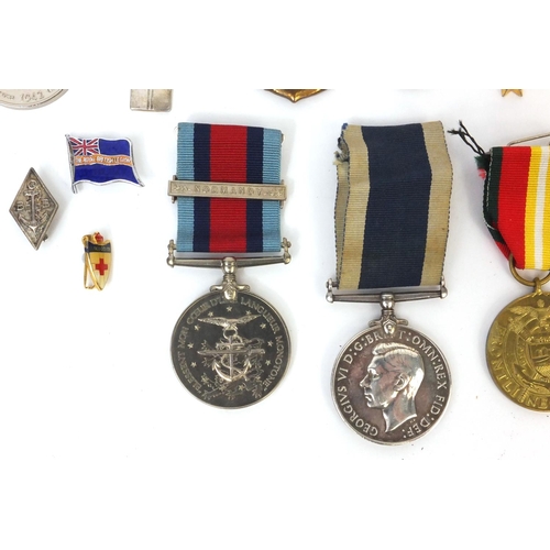 369 - Military interest World War II medal group awarded to FX886801.H.V.SIMMONS.C.A.CA.H.1.?.H.M.S.GANNET... 