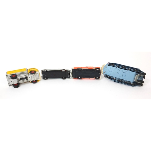 417 - Four boxed Dinky toys comprising Police accident units, Captain Scarlett Spectrum pursuit vehicle, R... 