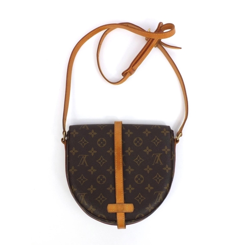 191 - Louis Vuitton chantilly GM monogram leather body bag, stamped Loui Vuitton Paris made in France to t... 