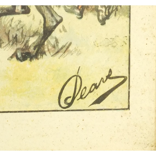 257 - Vintage Tally-Ho Pear's print, framed, 35cm x 27cm excluding the frame