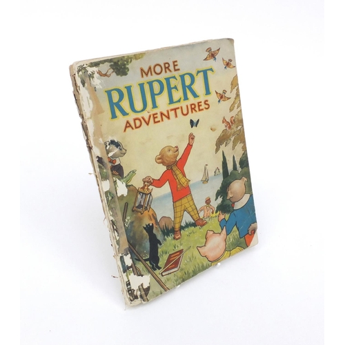 245 - More Rupert Adventures - Hardback book, published 1943, Daily Express Publications