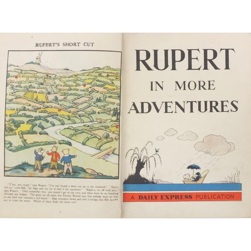 246 - Rupert and More Adventures - Hardback book, published 1944, Daily Express Publications