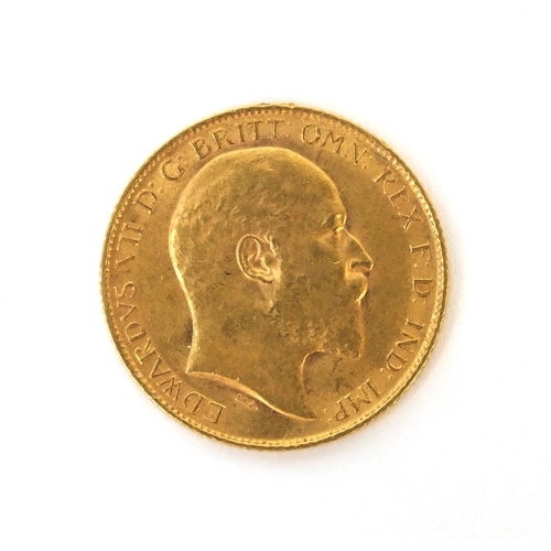 277 - George V 1910 half sovereign, approximate weight 4.0g