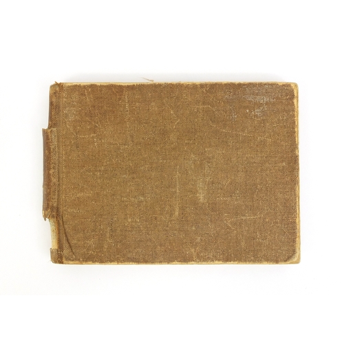 998 - Francis P Bough - Artist sketch album containing pencil sketches and watercolours of land marks and ... 