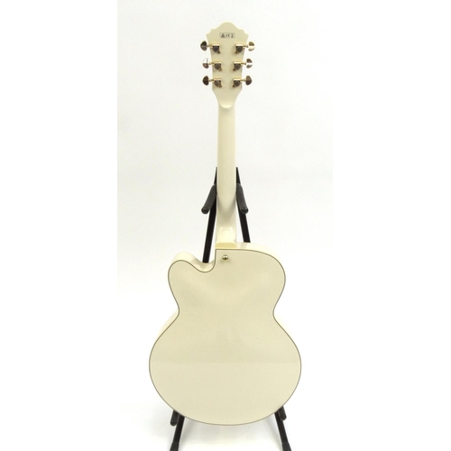 2072 - Ibanez six string acoustic guitar, model No. AF75TDG-IV-12-04, serial No. S13061904, 107cm high