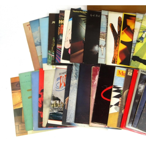 2083 - Two cases of rock LP's including Led Zeppelin, Genesis and Van Halen examples