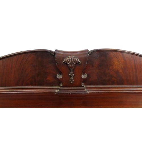 2019 - Good quality 1920's mahogany sideboard fitted with three drawers and two cupboard doors, with zinc l... 