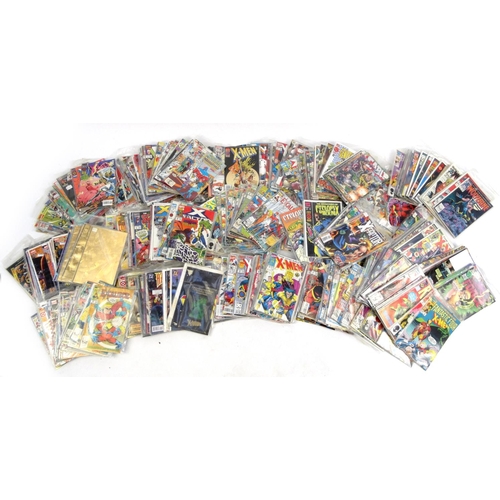 2252 - Extensive collection of vintage comics including X-man, Azrael, Excalibur, X-Factor etc, including s... 