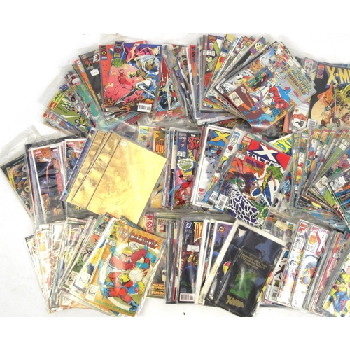 2252 - Extensive collection of vintage comics including X-man, Azrael, Excalibur, X-Factor etc, including s... 