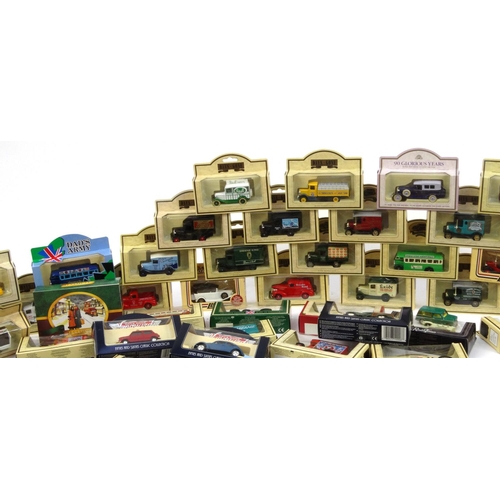 2282 - Large collection of mostly boxed die cast vehicles, including Days Gone and Lledo examples