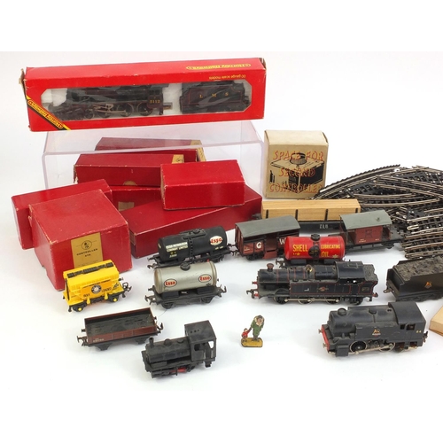 2287 - Collection of Hornby 00 gauge model railway items, including boxed LMS Loco black 5, 6664 Locomotive... 